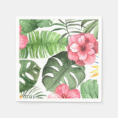 Serviette En Papier Vintage tropical (Devant)