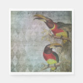 Serviette En Papier Vintage Tropical Toucan (Devant)