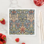 Serviette En Papier Vintage William Morris (En situation)