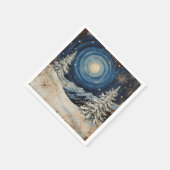 Serviette En Papier Vintage Winter Christmas Escape (Coin)