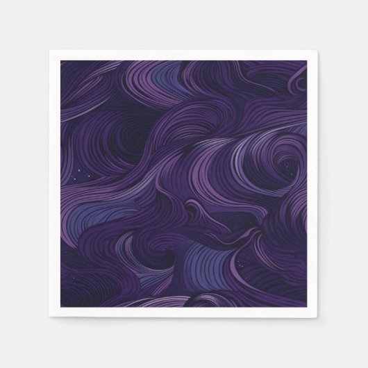 Serviette en papier violet (Devant)