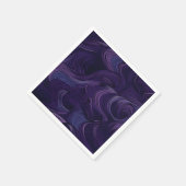 Serviette en papier violet (Coin)