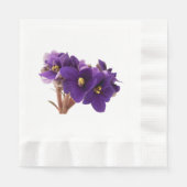 Serviette En Papier Violet africain (Devant)