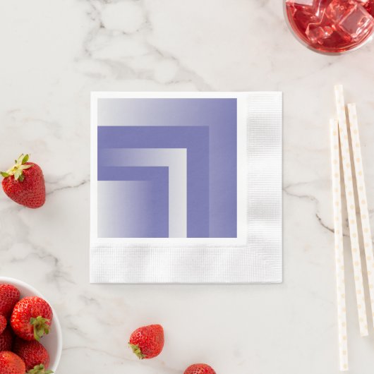 Serviette En Papier Violet bleu 2022 (En situation)
