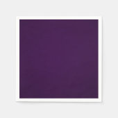 Serviette En Papier Violet foncé (Devant)