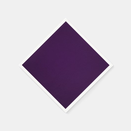 Serviette En Papier Violet foncé (Coin)
