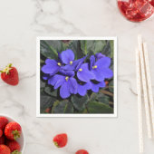 Serviette En Papier Violet royal bleu africain (En situation)
