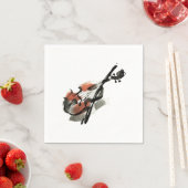 Serviette En Papier Violon (En situation)