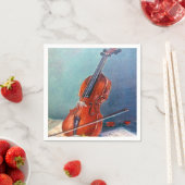 Serviette En Papier Violon/Violon (En situation)