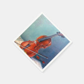 Serviette En Papier Violon/Violon (Coin)