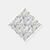 Serviette En Papier Vis et clous x4 (Coin)