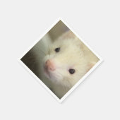 Serviette En Papier Visage de furet (Coin)