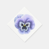 Serviette En Papier Visage de Pansy pourpre (Coin)