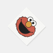 Serviette En Papier Visage souriant d'Elmo (Coin)