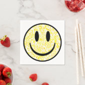 Serviette En Papier Visage souriant éclaboussé (En situation)