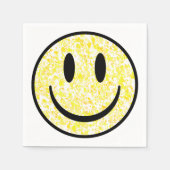 Serviette En Papier Visage souriant éclaboussé (Devant)