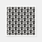 Serviette En Papier Visages morbides (Devant)