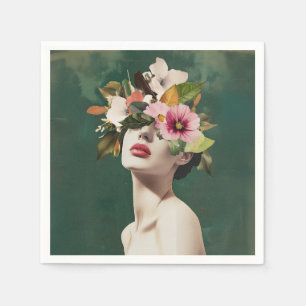 Serviette En Papier Visions florales