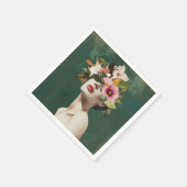 Serviette En Papier Visions florales (Coin)