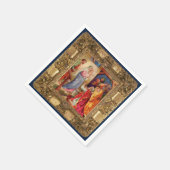 Serviette En Papier Visite des sages (Coin)