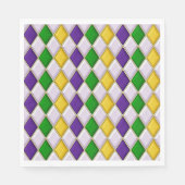 Serviette En Papier Vitrail Harlequin (Devant)