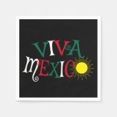 Serviette En Papier Viva Mexico (Devant)