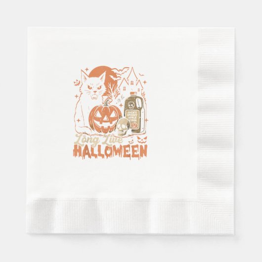 Serviette En Papier Vive Halloween (Devant)
