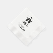 Serviette En Papier Vive le mariage (Coin)