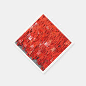 Serviette En Papier Voeux rouges (Coin)