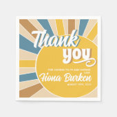 Serviette En Papier Voici le Baby shower Son (Devant)