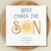 Serviette En Papier Voici Le Baby shower Son Sunshine