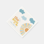 Serviette En Papier Voici Les Serviettes De Baby shower Sun (Coin)