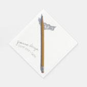 Serviette En Papier Voici mon numéro LUNCHEON NAPKIN (Coin)