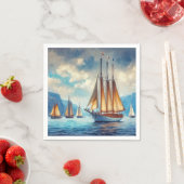 Serviette En Papier Voile (En situation)