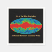 Serviette En Papier Voile Galaxy Voie Lactée sur l'univers WMAP (Devant)