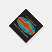 Serviette En Papier Voile Galaxy Voie Lactée sur l'univers WMAP (Coin)
