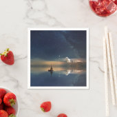 Serviette En Papier Voile vers les nuages (En situation)