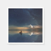 Serviette En Papier Voile vers les nuages (Devant)