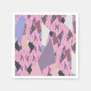 SERVIETTE EN PAPIER VOILES SUNSET ABSTRAITES