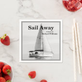 Serviette En Papier Voilier de retraite Voilier Away Voilier officiel (En situation)