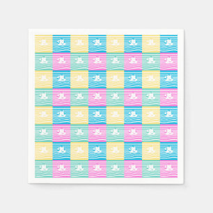 Serviette En Papier Voilier motif