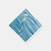 Serviette En Papier Voilier sous voile et Spinaker (Coin)