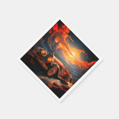 Serviette En Papier Voiture Artsy (Coin)