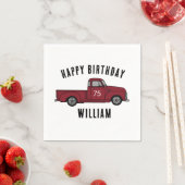 Serviette En Papier Voiture classique 1952 Chevy Pickup camion serviet (En situation)