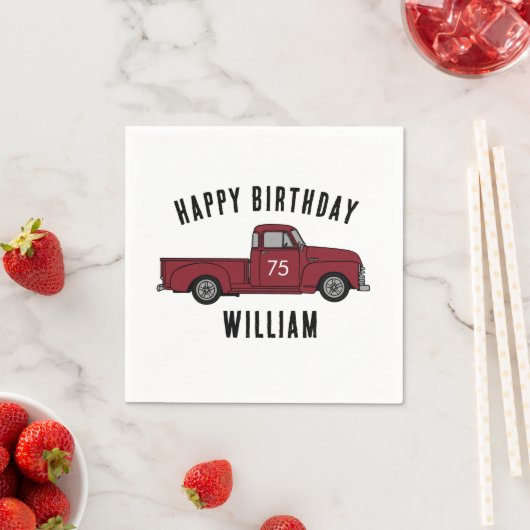 Serviette En Papier Voiture classique 1952 Chevy Pickup camion serviet (En situation)