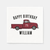 Serviette En Papier Voiture classique 1952 Chevy Pickup camion serviet (Devant)