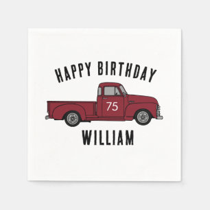 Serviette En Papier Voiture classique 1952 Chevy Pickup camion serviet
