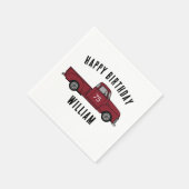 Serviette En Papier Voiture classique 1952 Chevy Pickup camion serviet (Coin)
