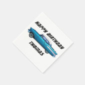 Serviette En Papier Voiture classique 1957 Chevy BelAire serviettes pe (Coin)