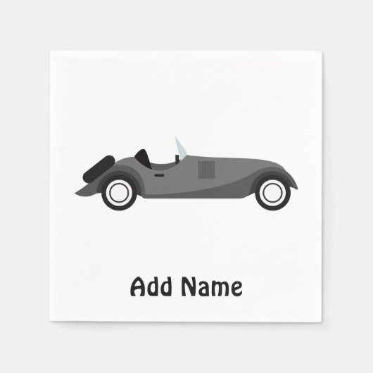 Serviette En Papier Voiture cool classique (Devant)